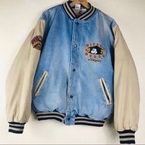 denim baseball jacket